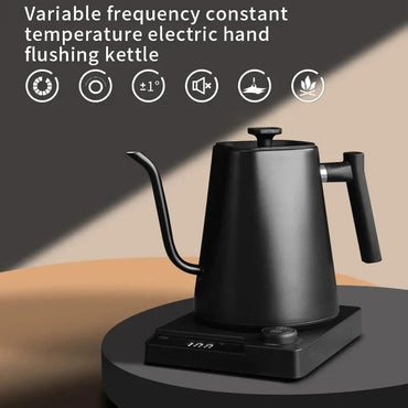 Electric Kettle Hand Brew Gooseneck Kettle Quick Boil Water Bottle Thermostat Home Make Coffee Pot for Kitchen