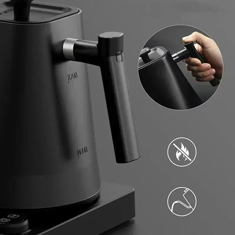 Electric Kettle Hand Brew Gooseneck Kettle Quick Boil Water Bottle Thermostat Home Make Coffee Pot for Kitchen